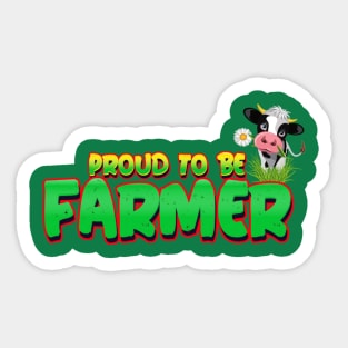 Proud Farmer Sticker